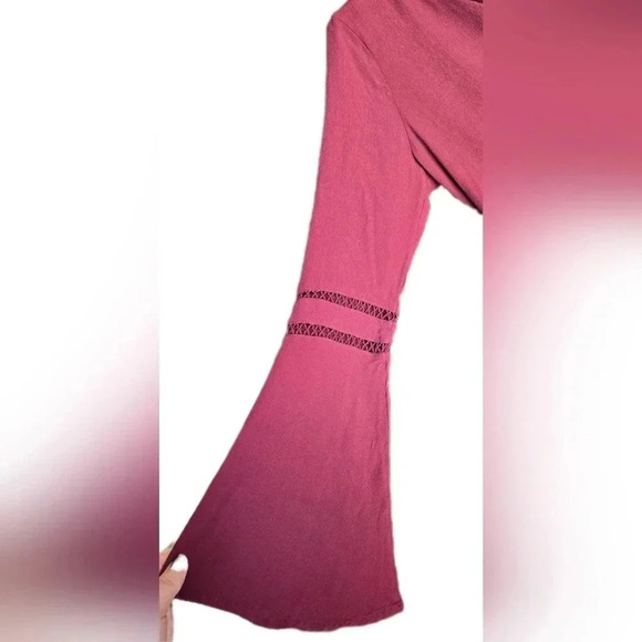 Tobi, Size L, Red Wine Romper - Picture 6 of 16